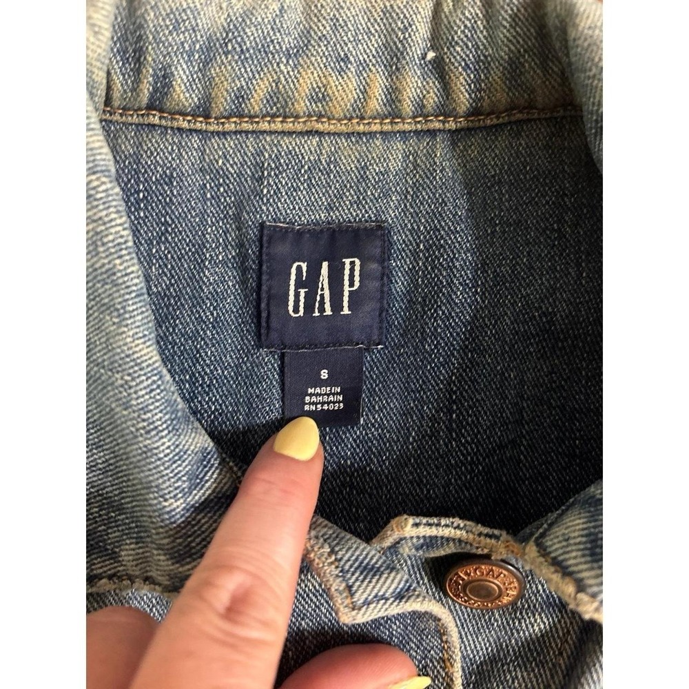 Gap Vintage Denim Jean Jacket (Y2K / 2000s) Small - Picture 3 of 8